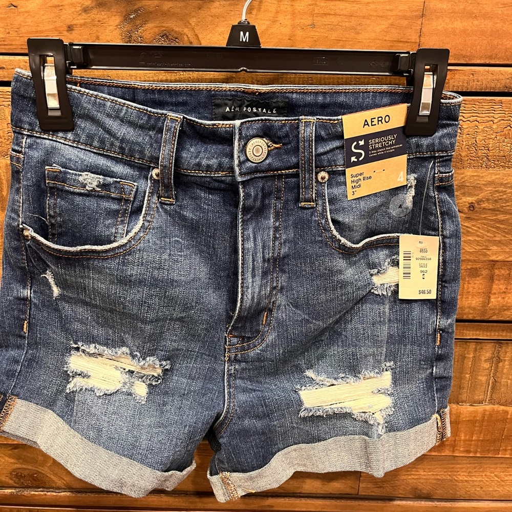 Aeropostale Blue Jean Shorts